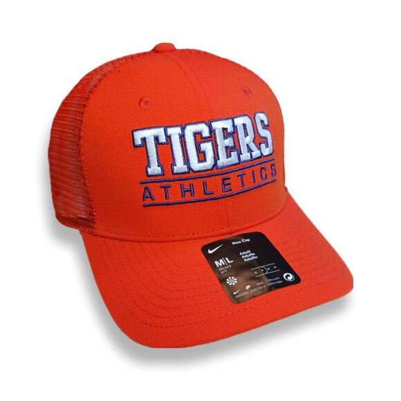 Nike Clemson Tigers Athletics Mens Hat Cap M/L Orange Snapback Adjustable NCAA - Picture 1 of 6